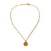 Authentic 1918 Royal Mint Coin Necklace in Gold