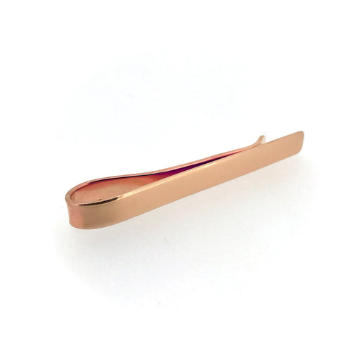 Luxurious 18ct Rose Gold Vermeil Tie Clip for Formal and Casual Wear
