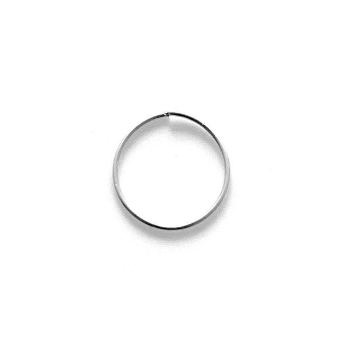 22 Gauge (0.6mm) Seamless Nose Rings in Sterling Silver | Delicate Elegance | Roberts & Co Jewellery