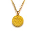 Roberts & Co 18ct Gold Plated Sterling Silver Necklace with 1875 British Coin Pendant