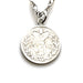 Sterling Silver 1877 Victorian Three Pence Coin Pendant