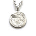 1879 Victorian Three Pence Coin Pendant in Sterling Silver