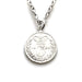 Roberts & Co 1880 Victorian Coin Pendant and Necklace in Sterling Silver