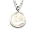 Authentic 1894 British coin necklace in sterling silver, embodying Old Money charm