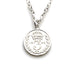Roberts & Co 1900 Victorian Threepence Coin Necklace in sterling silver