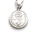 1907 British Threepence Coin Necklace on sterling silver chain