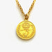 Roberts & Co Gold Plated 1907 Three Pence Coin Pendant