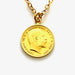 Vintage British Coin Necklace with 18ct Gold Plating