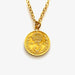 Roberts & Co Gold Plated 1910 Three Pence Coin Pendant