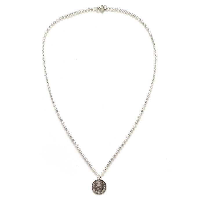 Elegant 1913 Silver Coin Necklace