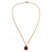 Elegant 1913 18ct Gold Plated Coin Necklace