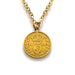 1913 British Gold Plated Three Pence Coin Necklace by Roberts & Co