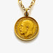 King George V 1913 Gold Plated Coin Necklace