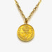 Elegant 1914 Gold Plated Coin Necklace