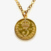 Antique 1916 Gold Plated Coin Necklace by Roberts & Co