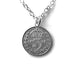 Antique 1917 sterling silver coin necklace from Roberts & Co