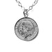 Authentic vintage pendant featuring King George V and an original Royal Mint coin