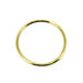 Dainty yellow gold stacking ring with polished finish