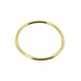 Handcrafted slim round wedding band in 18ct yellow gold