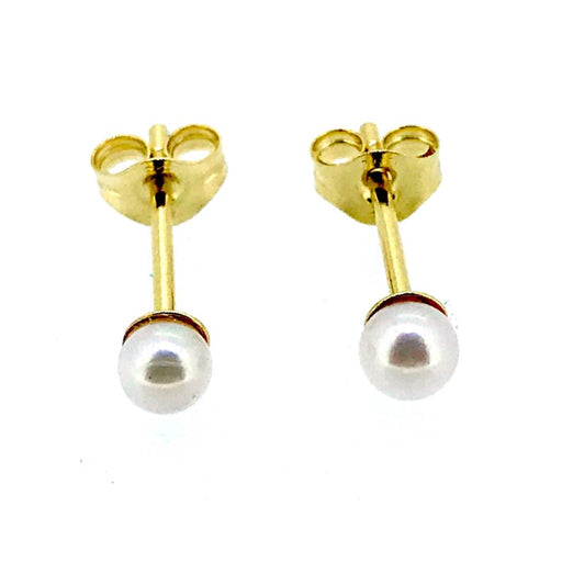 Saltwater Cultured Akoya Pearl Earrings with 9ct Gold Setting