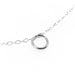 Handcrafted sterling silver Karma Necklace featuring an elegant circle ring pendant