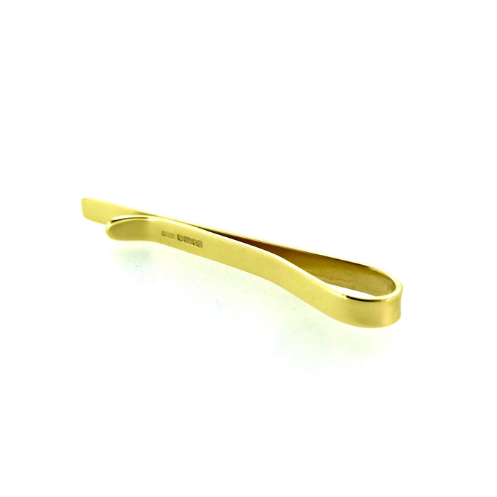 Classic Design 9ct Gold Tie Slide by Roberts & Co