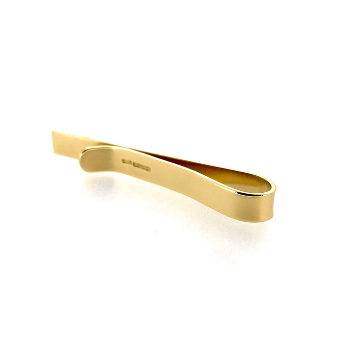 Elegant 9ct Gold 6mm Hallmarked Tie Slide