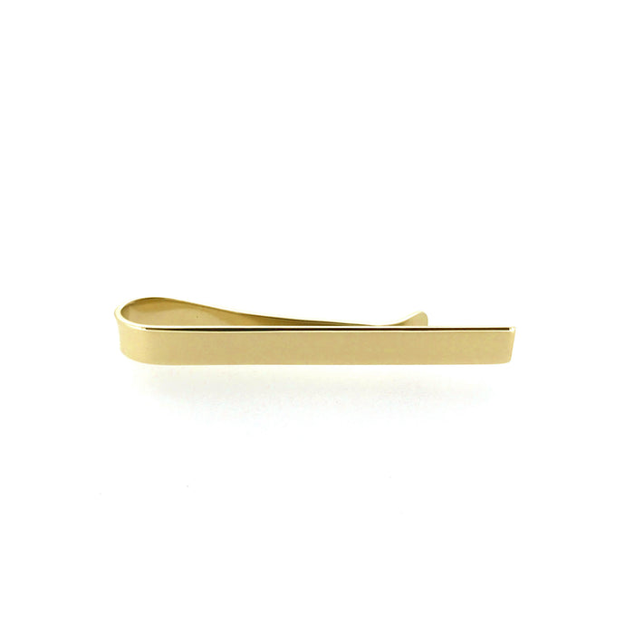 9ct Gold Tie Clip 6mm - Elegant Hallmarked Tie Slide | Roberts & Co