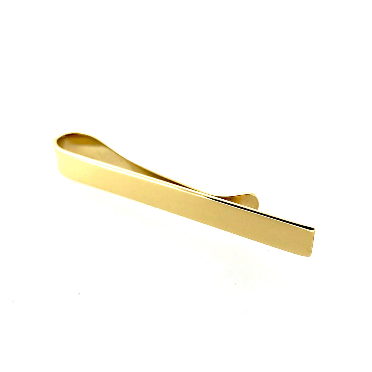 Premium 9ct Gold Tie Clip 6mm - Stylish Hallmarked Tie Slide | Roberts & Co