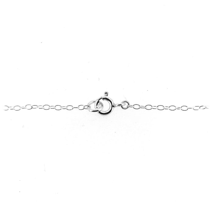 Stylish Initial T Necklace crafted in sterling silver for a personalised touch