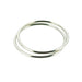 Set of 2 Sterling Silver Skinny Stacking Rings with 1mm Polished Bands