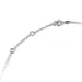 Luxury sterling silver adjustable necklace, 16-18 inches in length