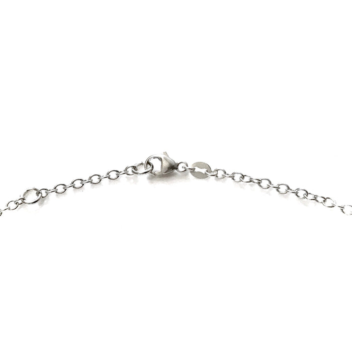 Roberts & Co adjustable sterling silver necklace, perfect for layering