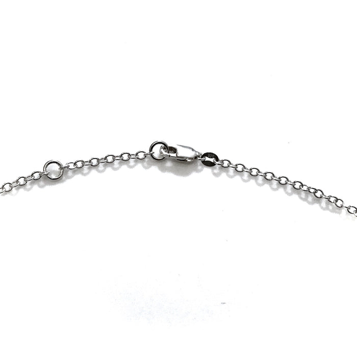 Adjustable Sterling Silver 2.3mm Chain Necklace 16” 17” 18” Lobster Clasp