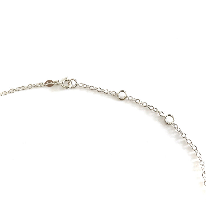Adjustable sterling silver chain