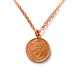 18ct Red Rose Gold Plated 1918 Coin Necklace