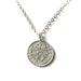 Vintage 1918 Sterling Silver Coin Pendant featuring a crowned number 3