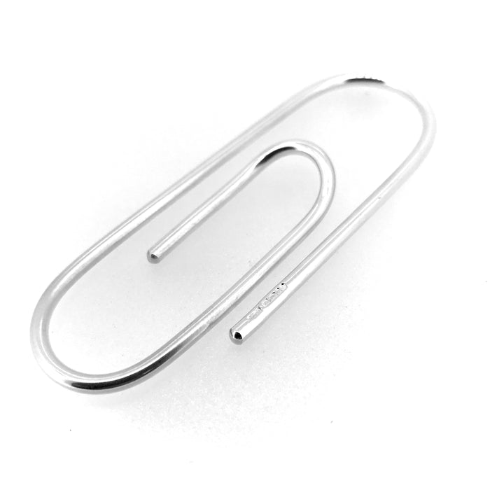 Hallmarked Sterling Silver Large Paperclip Money Clip