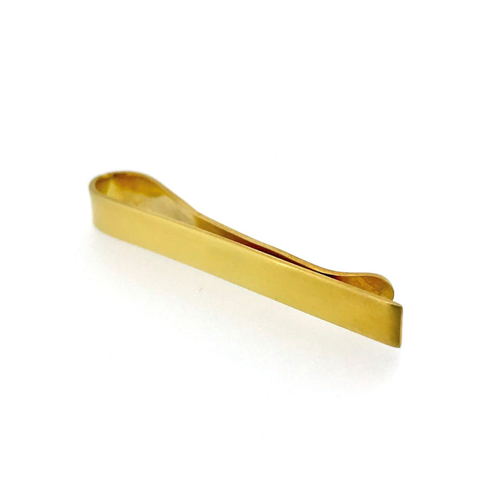 18ct Gold Vermeil Tie Clip with Hallmarked Tie Slide