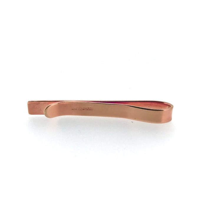 18ct Rose Gold Vermeil 5mm Tie Clip | Classic and Elegant Accessory