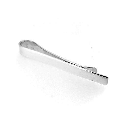 Sterling Silver 5mm Tie Clip with Hallmark