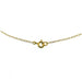 3cm wide gold vermeil T-Bar pendant on chain
