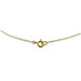Timeless 18ct Gold Plated T-Bar Pendant on Oval Link Chain