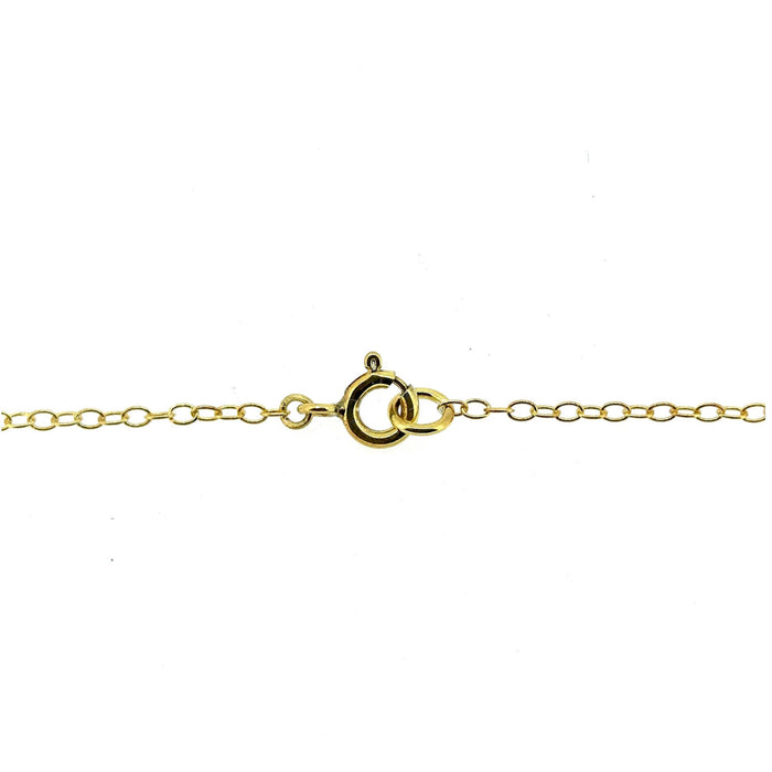 18ct gold plated solid sterling silver clasp