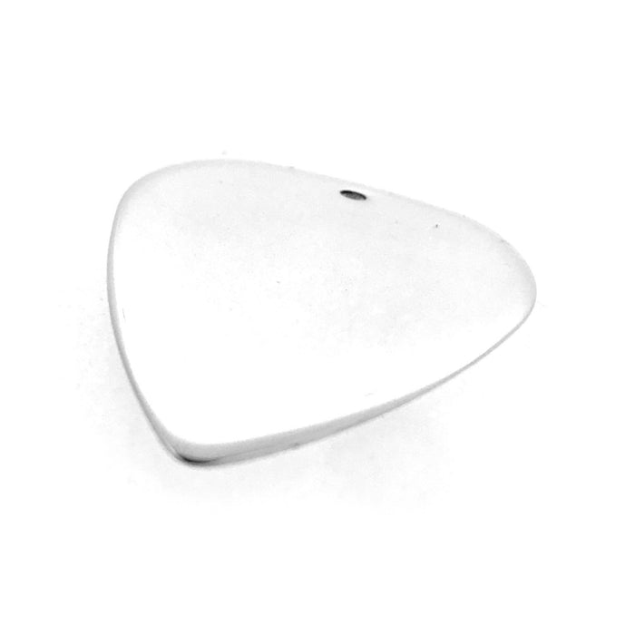 Sterling Silver Guitar Pick Plectrum with Polished Finish