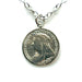 Antique British Threepence Coin Necklace from 1898